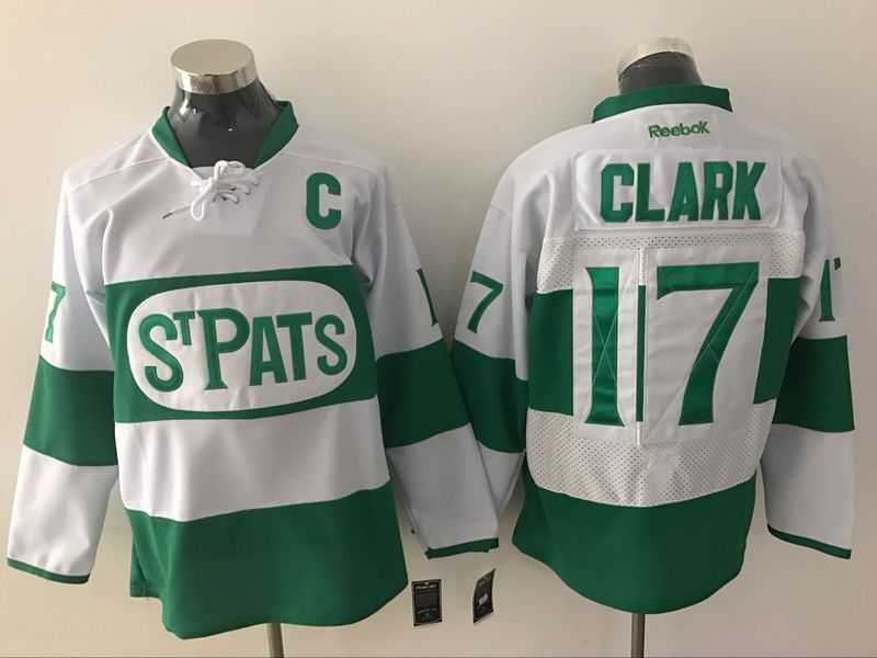 Toronto Maple Leafs #17 Wendel Clark White St. Patrick's Day Reebok Stitched Jersey,We sell and wholesale Toronto Maple Leafs #17 Wendel Clark White St. Patrick's Day Reebok Stitched Jersey on line form chian!